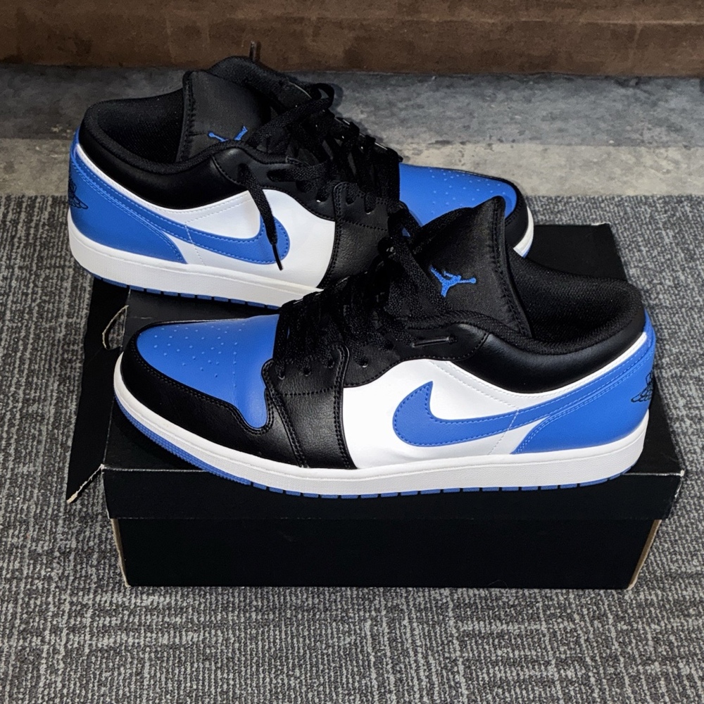 Jordan Air Jordan 1 Low Alternate Royal Toe White/Royal Blue/Black 553558-140